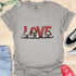 Love is a four legged word - V1 - Cute Dogs T-Shirt
